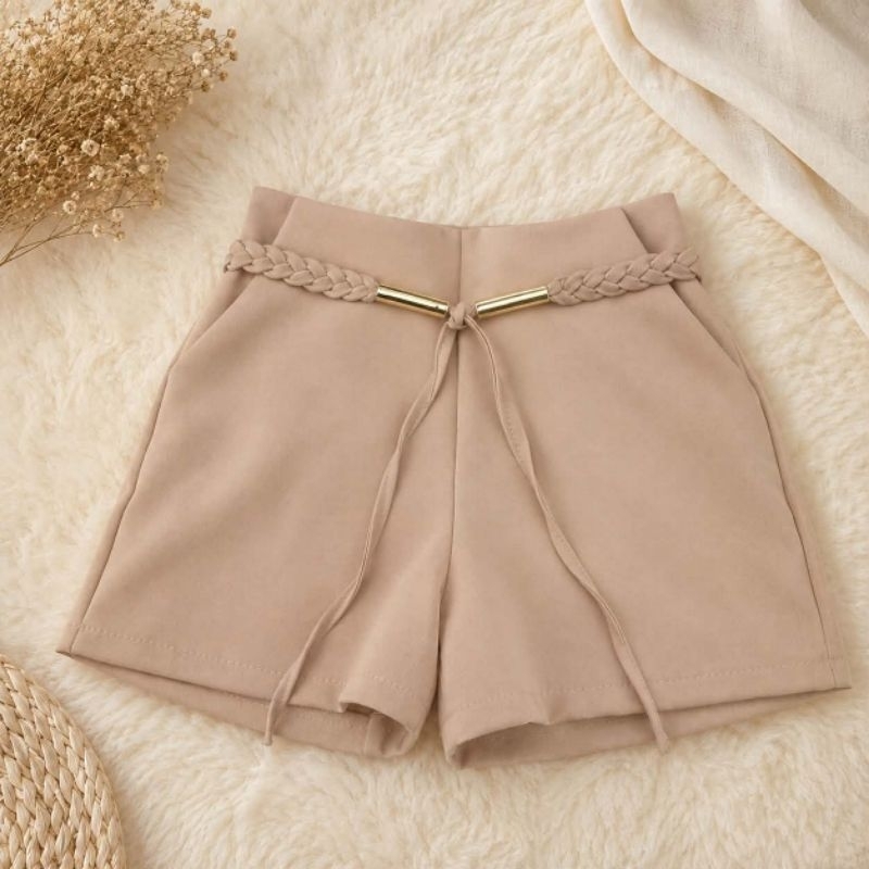 Short  Infantil  Menina Alfaiataria  Look  Elegant