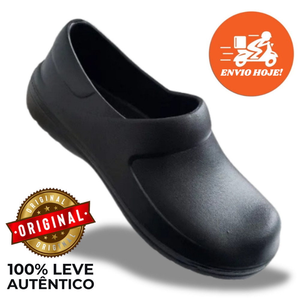 Sapato fechado EPI 100% Super Leve Enfermeiro Méd