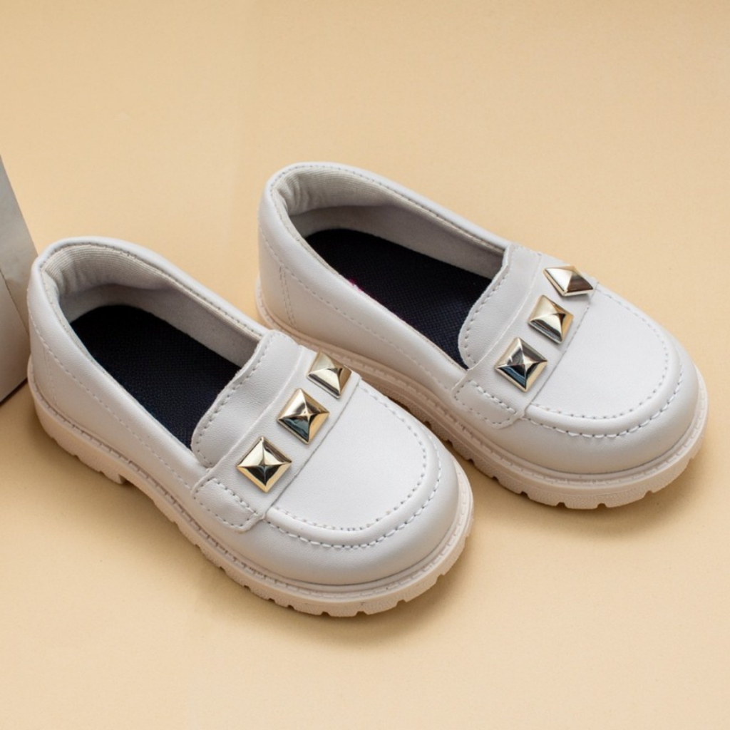 Sapato Mocassim Tratorado Infantil Menina Confort�