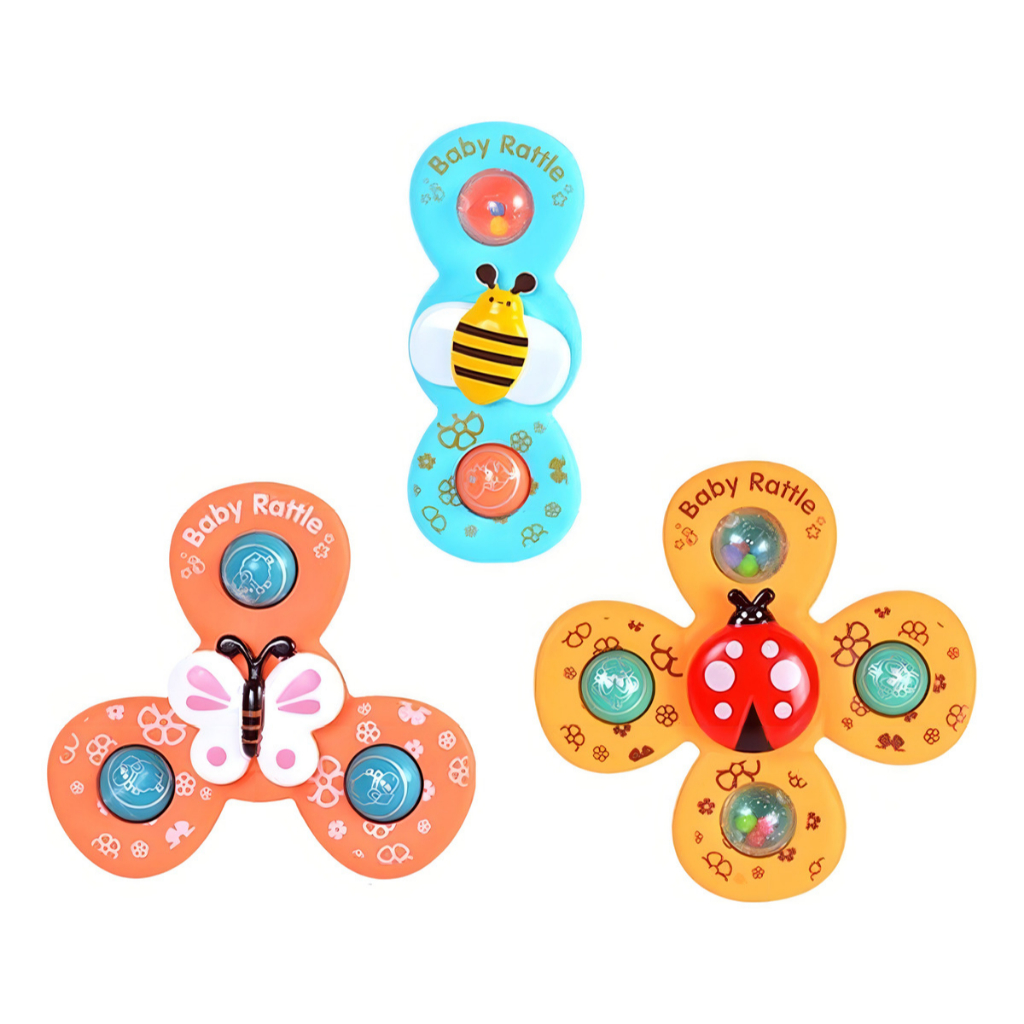 Kit 3 Brinquedo Sensorial para Bebê – Vento