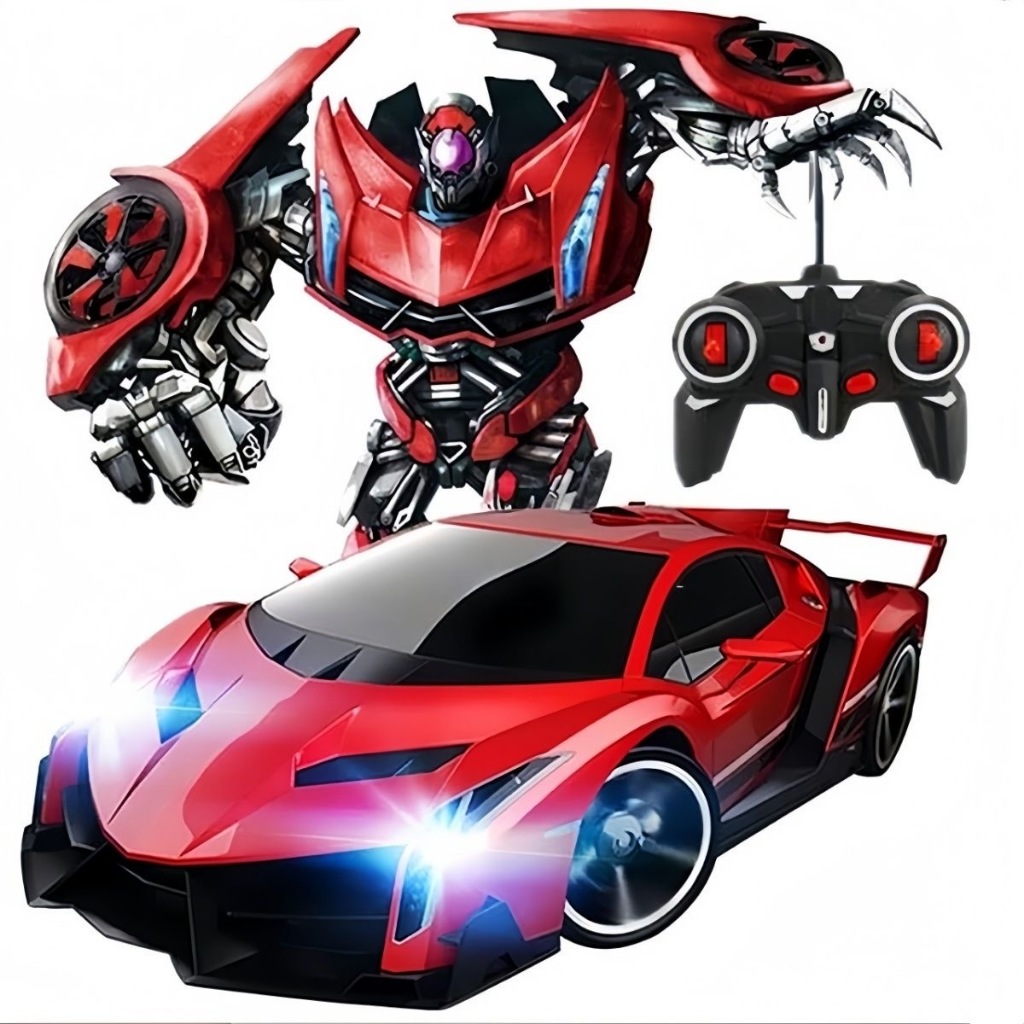 Carro Controle Remoto 2.4G Transforma Robô 2 em 1