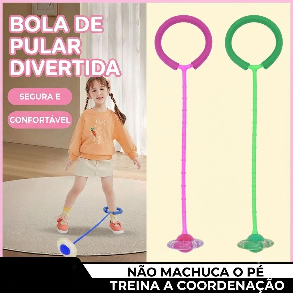 Pula Corda Giratório Com Led Gira Pula Corda LED 