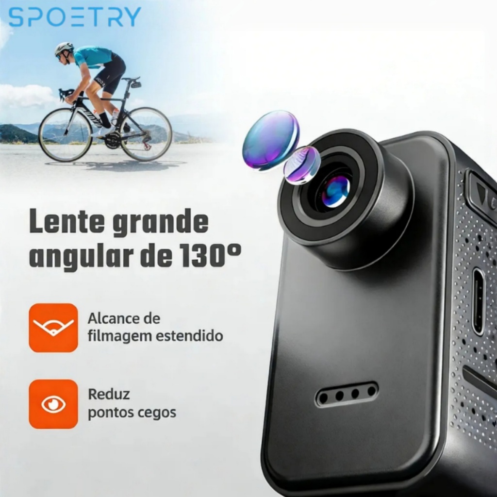 Câmera de Ação Magnética 4K WiFi com Estabiliz