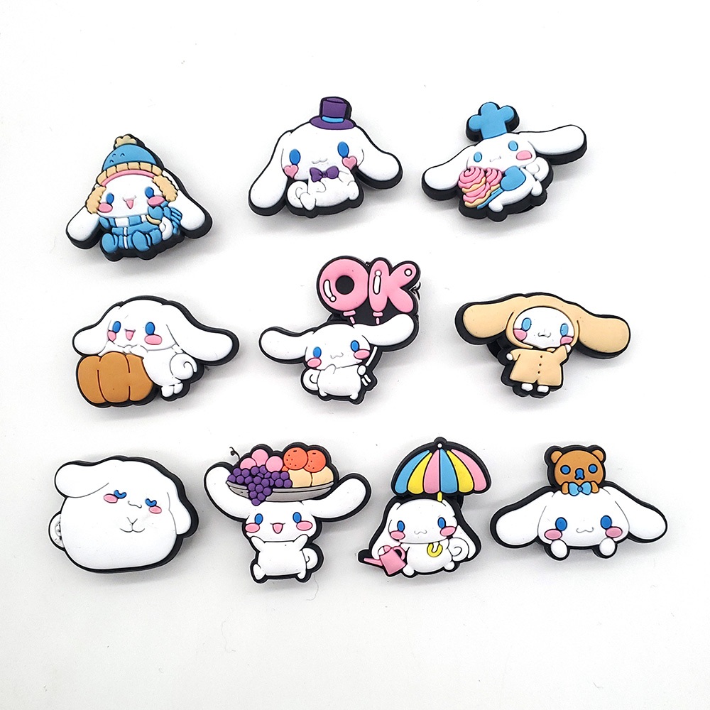Kit 10 Cartoons Pins Botons  para Babuche