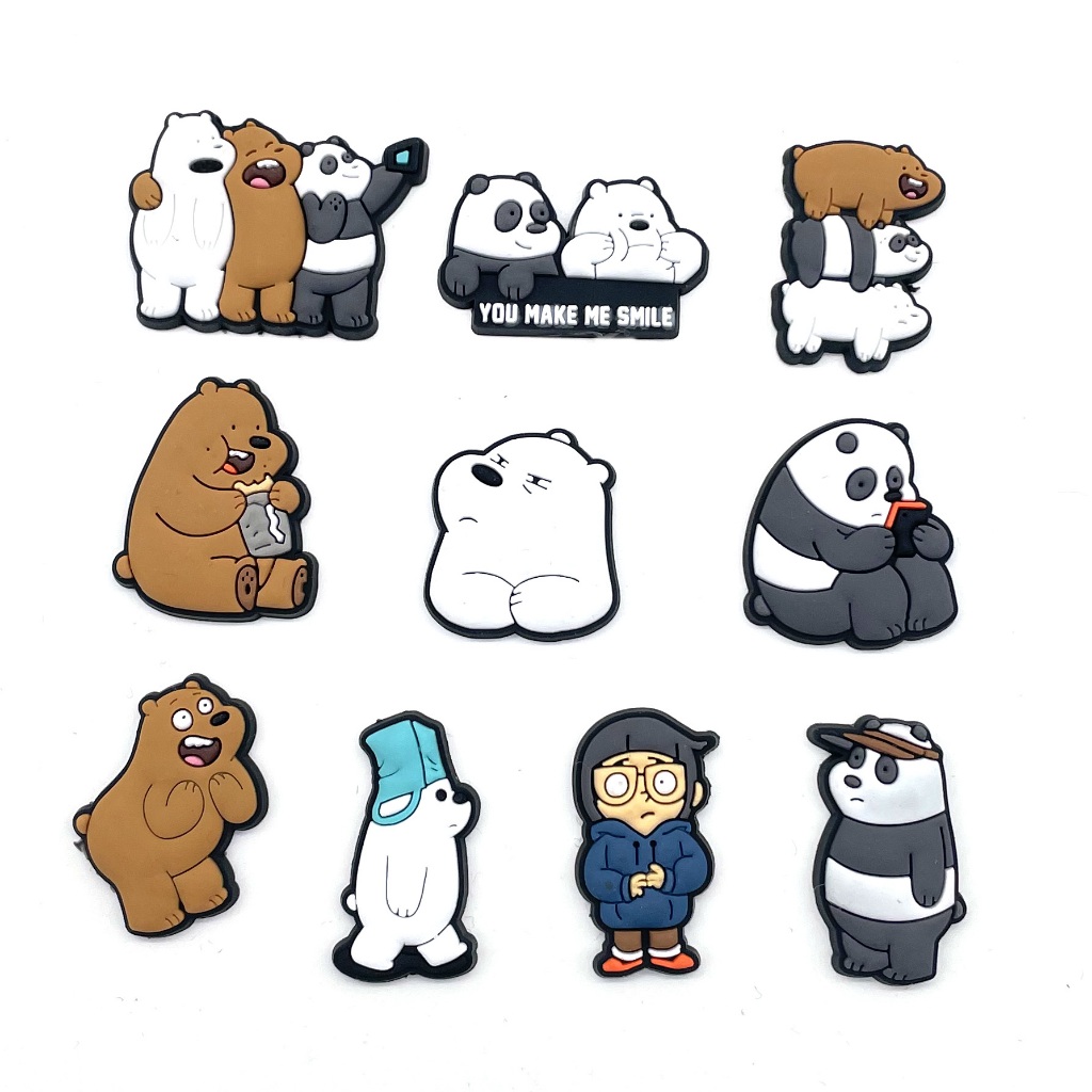Kit 10 Cartoons Pins Botons  para Babuche