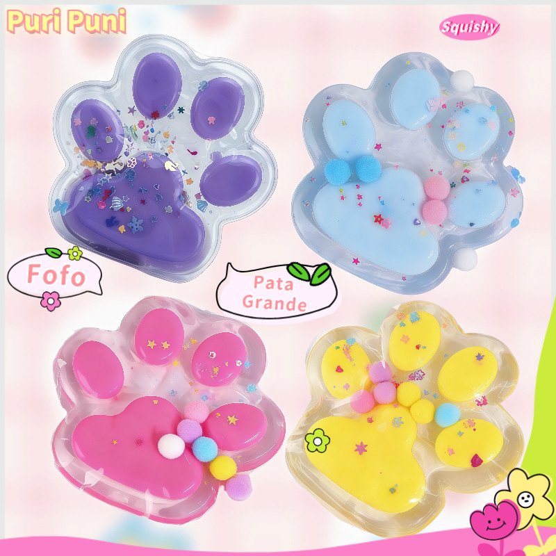 Squishy Patinha de Gato    de Fofura e Alívio de 