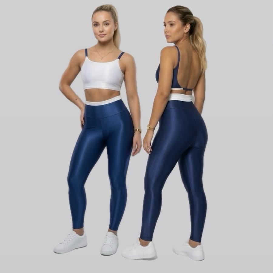 CONJUNTO FITNESS FEMININO CALÇA CINTURA ALTA + TO