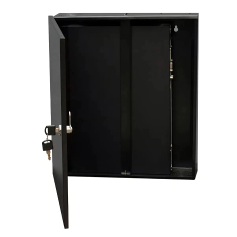 Caixa Rack Vertical CFTV DVR Metálica com Chave S