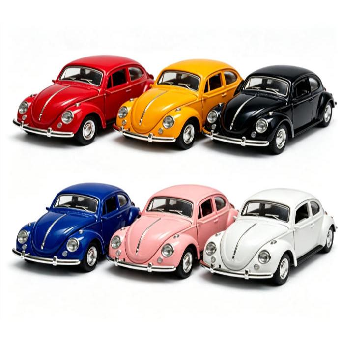 Miniatura Fusca Volkswagen 1:32 Carrinho Metal Abr