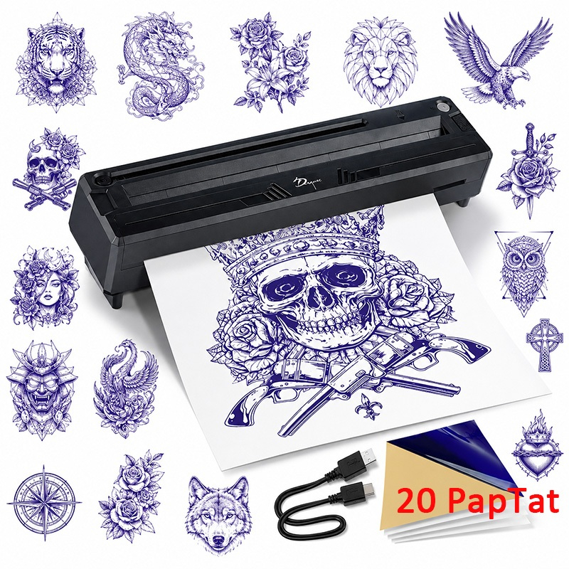 Impressora Térmica Tattoo A4 Bluetooth Portátil