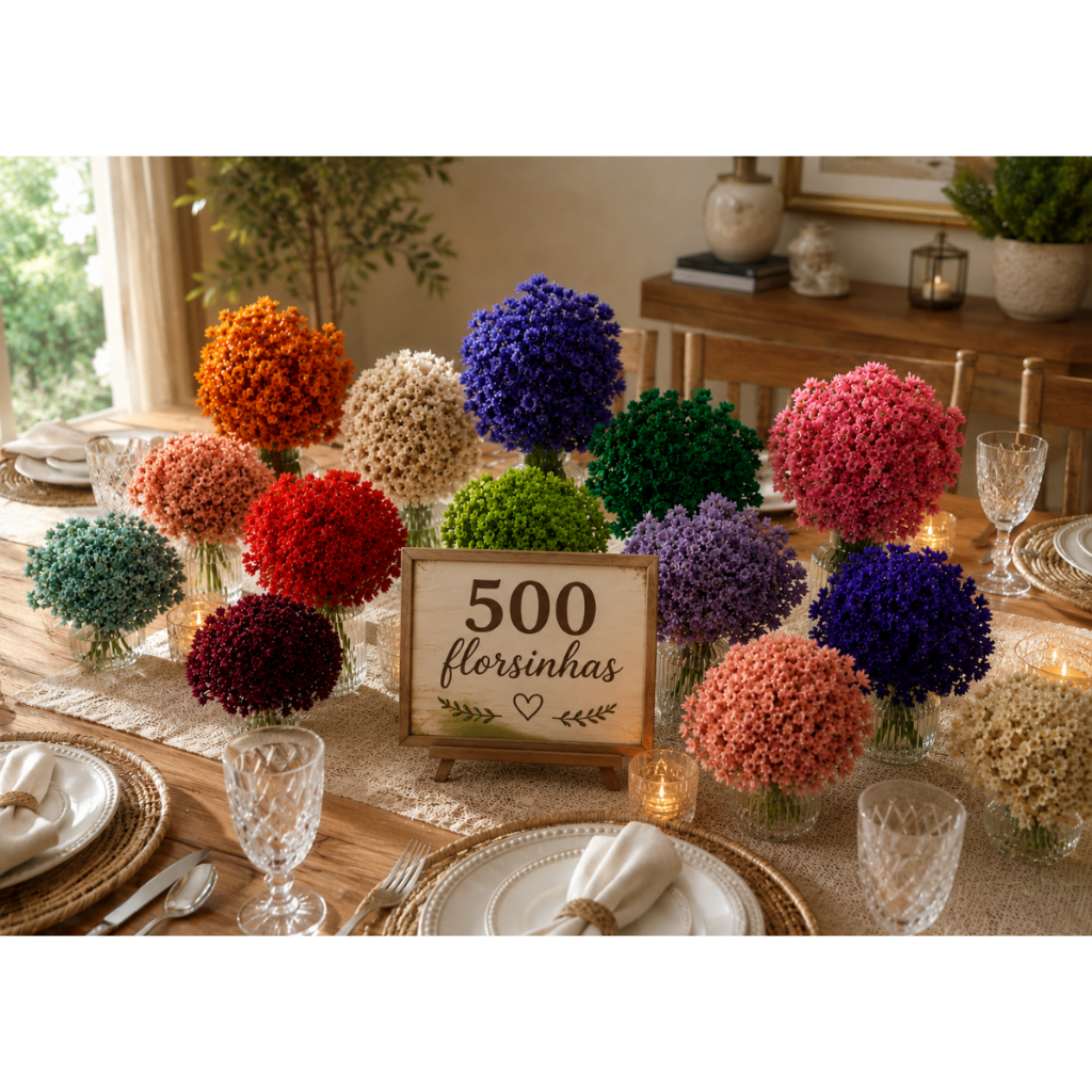 Sempre viva Unidades flores Para Decoração Festa